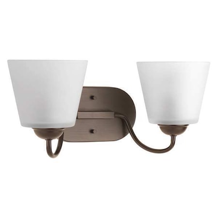 Progress Lighting Arden 2-Light Bath & Vanity, 100 W, Antique Bronze P2128-20