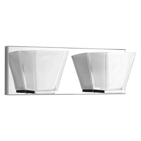 Progress Lighting Streaming 2-Light Bath & Vanity, 60 W, Polished Chrome P2124-15