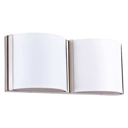 Progress Lighting Arch 2-Light LED Bath & Vanity, 17 W, Brushed Nickel P2062-0930K9