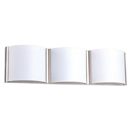 Progress Lighting Arch 3-Light LED Bath & Vanity, 17 W, Brushed Nickel P2063-0930K9