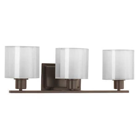 Progress Lighting Invite 3-Light Bath & Vanity, 100 W, Antique Bronze P2079-20