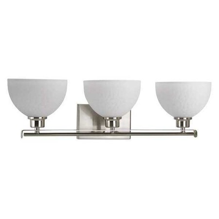 Progress Lighting Legend 3-Light Bath & Vanity, 100 W, Brushed Nickel P2089-09