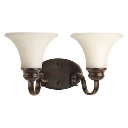 Progress Lighting Applause 2-Light Bath & Vanity, 100 W, Antique Bronze P2096-20