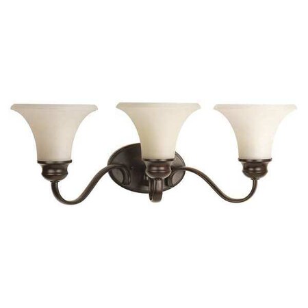 Progress Lighting Applause 3-Light Bath & Vanity, 100 W, Antique Bronze P2097-20