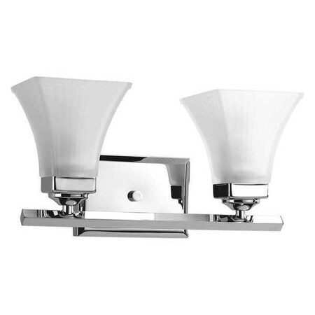 Progress Lighting Oasis 2-Light Bath & Vanity, 100 W, Polished Chrome P2112-15