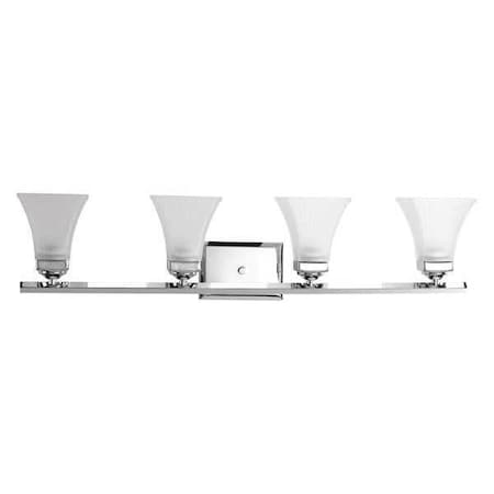 Progress Lighting Oasis 4-Light Bath & Vanity, 100 W, Polished Chrome P2114-15