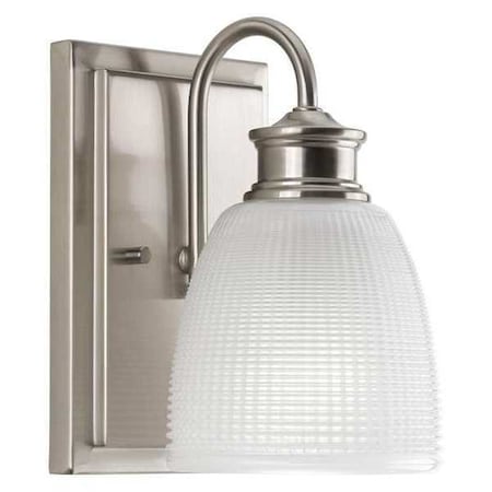 Progress Lighting Lucky 1-Light Bath & Vanity, 100 W, Brushed Nickel P2115-09