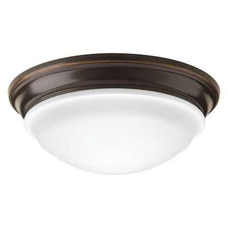 Progress Lighting LED Flush Mount (12-1/2") w/AC Module, 17 W, Antique Bronze P2301-2030K9