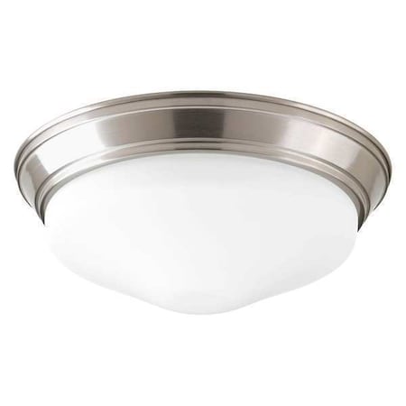 Progress Lighting LED Flush Mount (11") w/AC Module, 17 W, Brushed Nickel P2302-0930K9