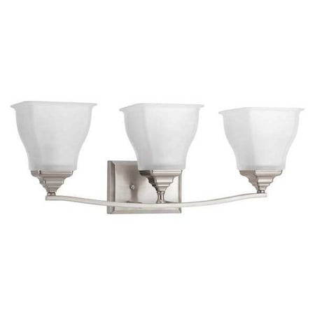 Progress Lighting Callison 3-Light Bath & Vanity, 100 W, Brushed Nickel P2177-09