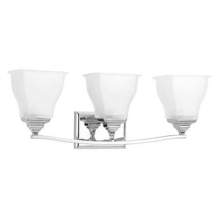 Progress Lighting Callison 3-Light Bath & Vanity, 100 W, Polished Chrome P2177-15