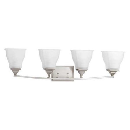 Progress Lighting Callison 4-Light Bath & Vanity, 100 W, Brushed Nickel P2178-09