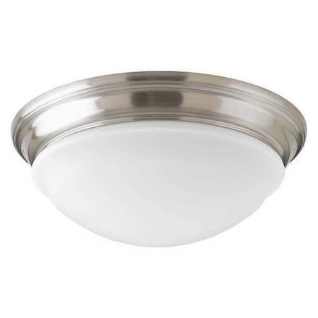 Progress Lighting LED Flush Mount (12-1/2") w/AC Module, 17 W, Brushed Nickel P2301-0930K9