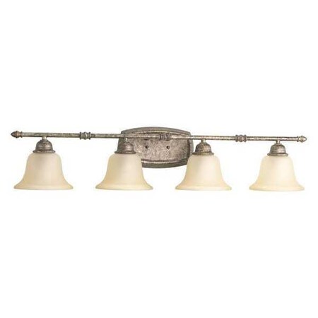 Progress Lighting Spirit 4-Light Bath & Vanity, 100 W, Pebbles P2138-144