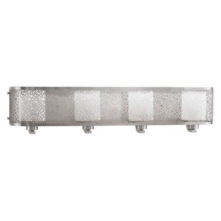 Progress Lighting Mingle 4-Light Bath & Vanity, 100 W, Brushed Nickel P2164-09
