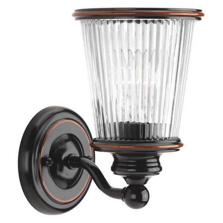 Progress Lighting Radiance 1-Light Bath & Vanity, 100 W, Rubbed Bronze P2169-139