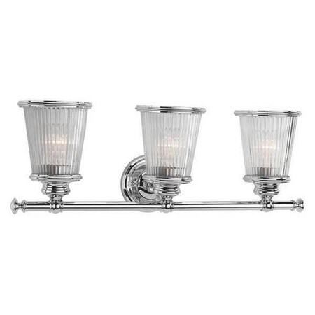 Progress Lighting Radiance 3-Light Bath & Vanity, 100 W, Polished Chrome P2171-15