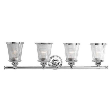 Progress Lighting Radiance 4-Light Bath & Vanity, 100 W, Polished Chrome P2172-15