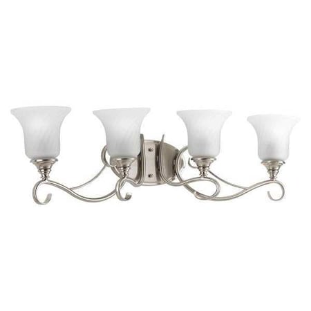 Progress Lighting Kensington 4-Light Bath & Vanity, 100 W, Brushed Nickel P2786-09