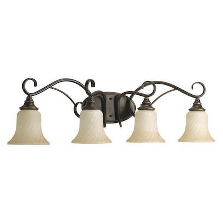 Progress Lighting Kensington 4-Light Bath & Vanity, 100 W, Forged Bronze P2786-77