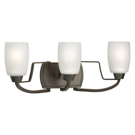 Progress Lighting Wisten 3-Light Bath & Vanity, 100 W, Antique Bronze P2796-20