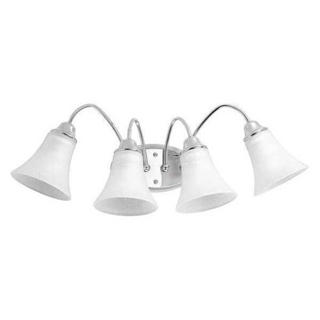 Progress Lighting Tally 4-Light Bath & Vanity, 100 W, Polished Chrome P2764-15
