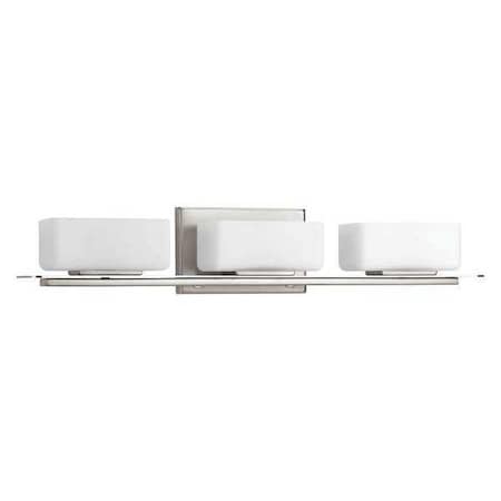 Progress Lighting Rush 3-Light Bath & Vanity, 60 W, Brushed Nickel P2717-09