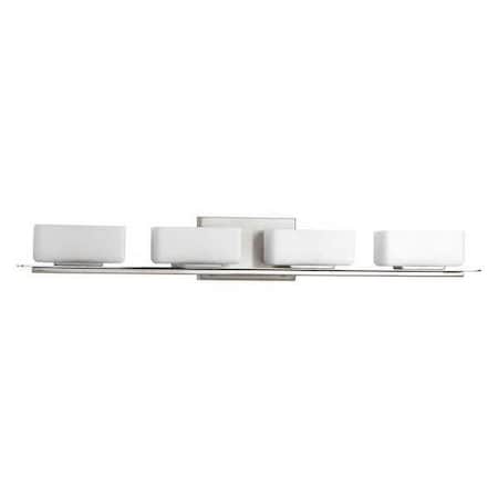 Progress Lighting Rush 4-Light Bath & Vanity, 60 W, Brushed Nickel P2718-09