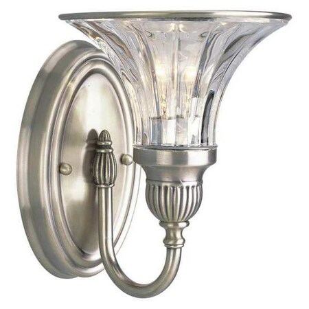 Progress Lighting Roxbury 1-Light Bath & Vanity, 100 W, Classic Silver P2724-101
