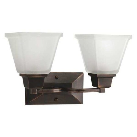 Progress Lighting North Park 2-Light Bath & Vanity, 100 W, Venetian Bronze P2738-74