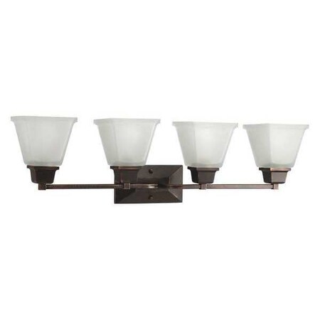 Progress Lighting North Park 4-Light Bath & Vanity, 100 W, Venetian Bronze P2745-74