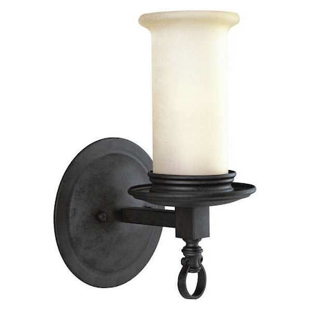 Progress Lighting Santiago 1-Light Bath & Vanity, 100 W, Forged Black P2752-80
