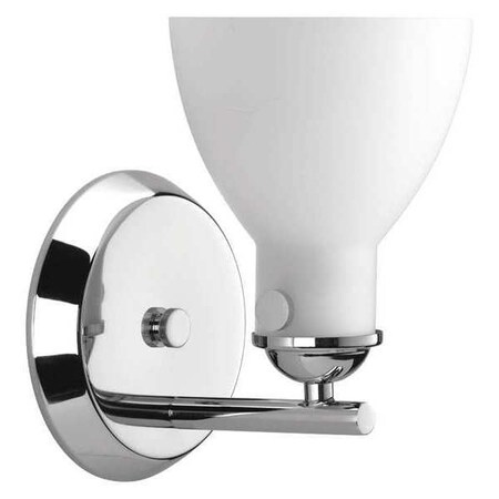 Progress Lighting Fuller 1-Light Bath & Vanity, 100 W, Polished Chrome P2756-15