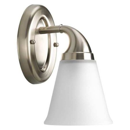 Progress Lighting Lahara 1-Light Bath & Vanity, 100 W, Brushed Nickel P2758-09