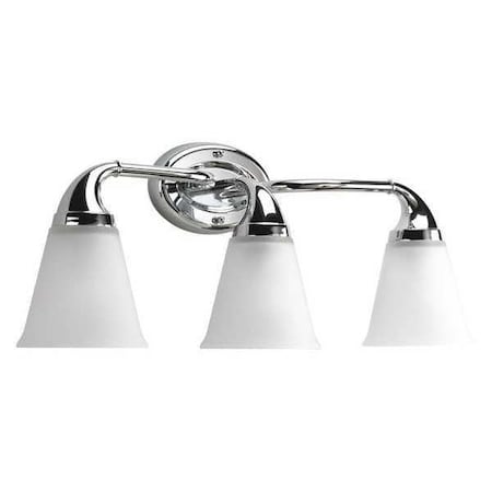 Progress Lighting Lahara 3-Light Bath & Vanity, 100 W, Polished Chrome P2760-15