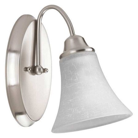 Progress Lighting Tally 1-Light Bath & Vanity, 100 W, Brushed Nickel P2761-09