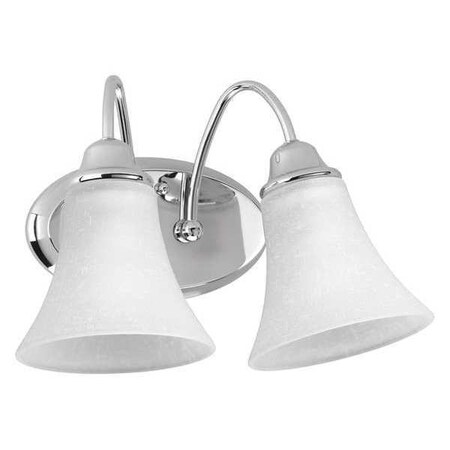 Progress Lighting Tally 2-Light Bath & Vanity, 100 W, Polished Chrome P2762-15