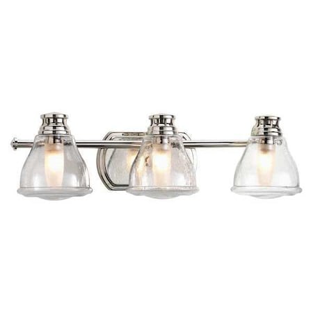 Progress Lighting Academy 3-Light Bath & Vanity, 35 W, Polished Chrome P2812-15WB