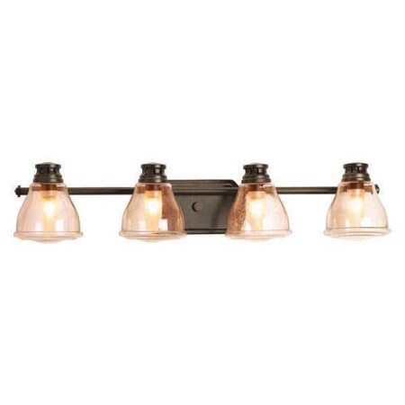 Progress Lighting Academy 4-Light Bath & Vanity, 35 W, Antique Bronze P2813-20WB