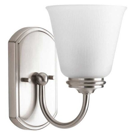 Progress Lighting Keats 1-Light Bath & Vanity, 100 W, Brushed Nickel P2814-09