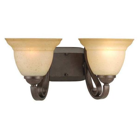 Progress Lighting Torino 2-Light Bath & Vanity, 100 W, Forged Bronze P2882-77