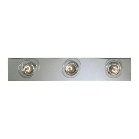 Progress Lighting Broadway 3-Light Bath Strip, 60 W, Polished Chrome P3114-15