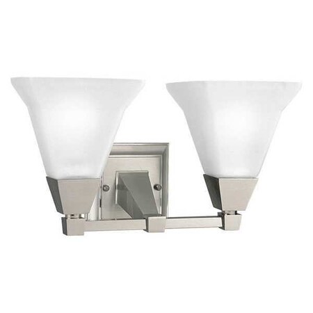 Progress Lighting Glenmont 2-Light Bath & Vanity, 100 W, Brushed Nickel P3136-09