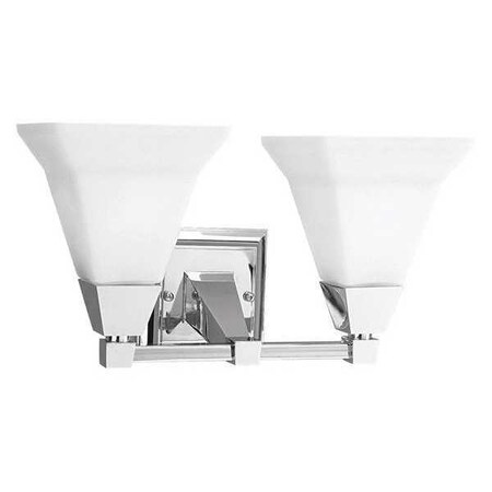 Progress Lighting Glenmont 2-Light Bath & Vanity, 100 W, Polished Chrome P3136-15