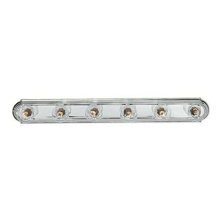 Progress Lighting Broadway 6-Light Bath & Vanity, 60 W, Polished Chrome P3026-15