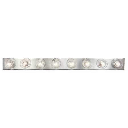 Progress Lighting Broadway 8-Light Bath Bar, 60 W, Polished Chrome P3300-15