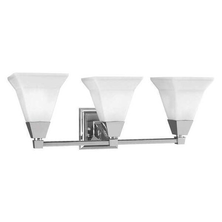 Progress Lighting Glenmont 3-Light Bath & Vanity, 100 W, Polished Chrome P3137-15