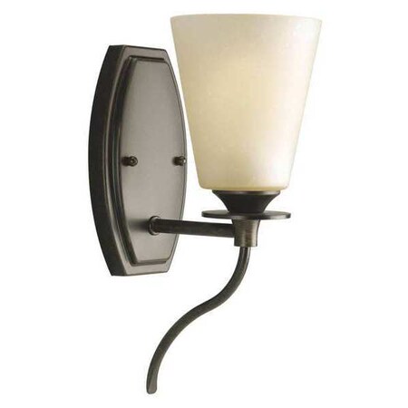 Progress Lighting Cantata 1-Light Bath Bracket, 100 W, Forged Bronze P3216-77
