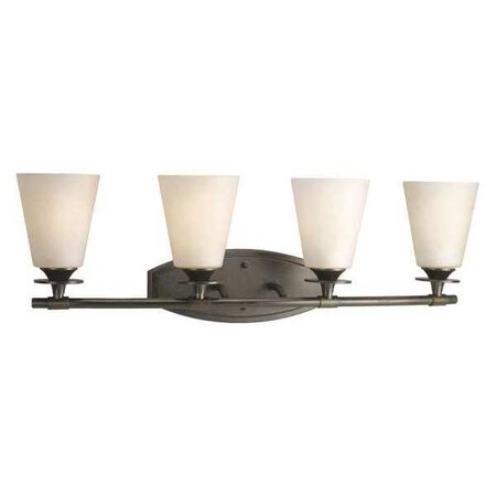 Progress Lighting Cantata 4-Light Bath Bracket, 100 W, Forged Bronze P3249-77