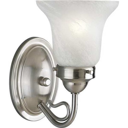 Progress Lighting Bedford 1-Light Bath & Vanity, 100 W, Brushed Nickel P3367-09